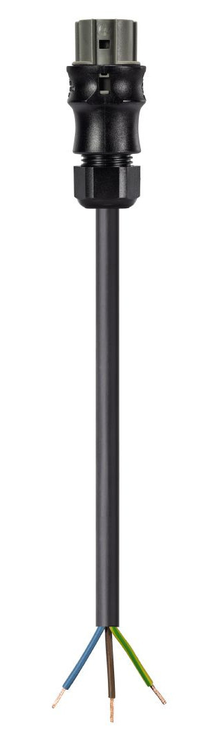 Wieland Rst25i3 kabel F/-4MM2 8M betongrijs PVC 70°C
