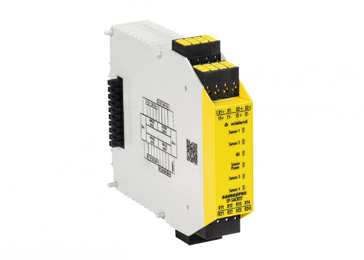 Wieland SAMOS PRO Samos Pro analog module 2 safe inputs RTD + 2 safe inputs 0-20ma, plug