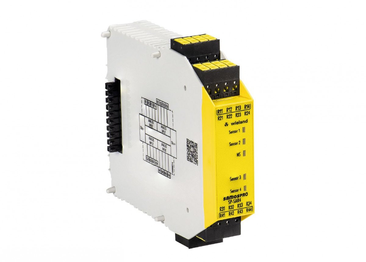 Wieland SAMOS PRO Samos Pro analog module 4 safe inputs RTD, pluggable push-in-terminals