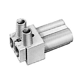 Wieland ST17/2 steker female grijs 250V