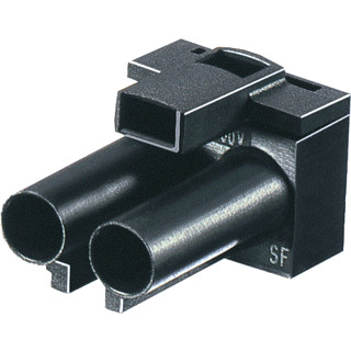 Wieland ST17/2 apparatuuraansluiting voor insteekbare gebouwinstallatie 2P male haaks