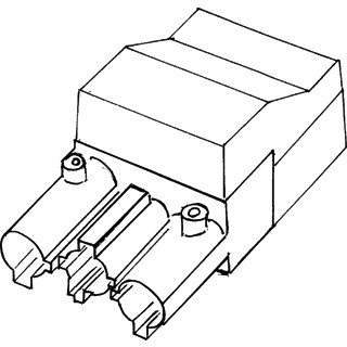 Wieland STEKDEEL 3POL ST18   ZK10