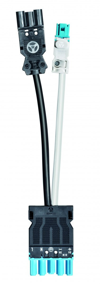 Wieland Patchkabel gebouwinstallatie contrastekker (female) vrij kabeluiteinde 10000MM