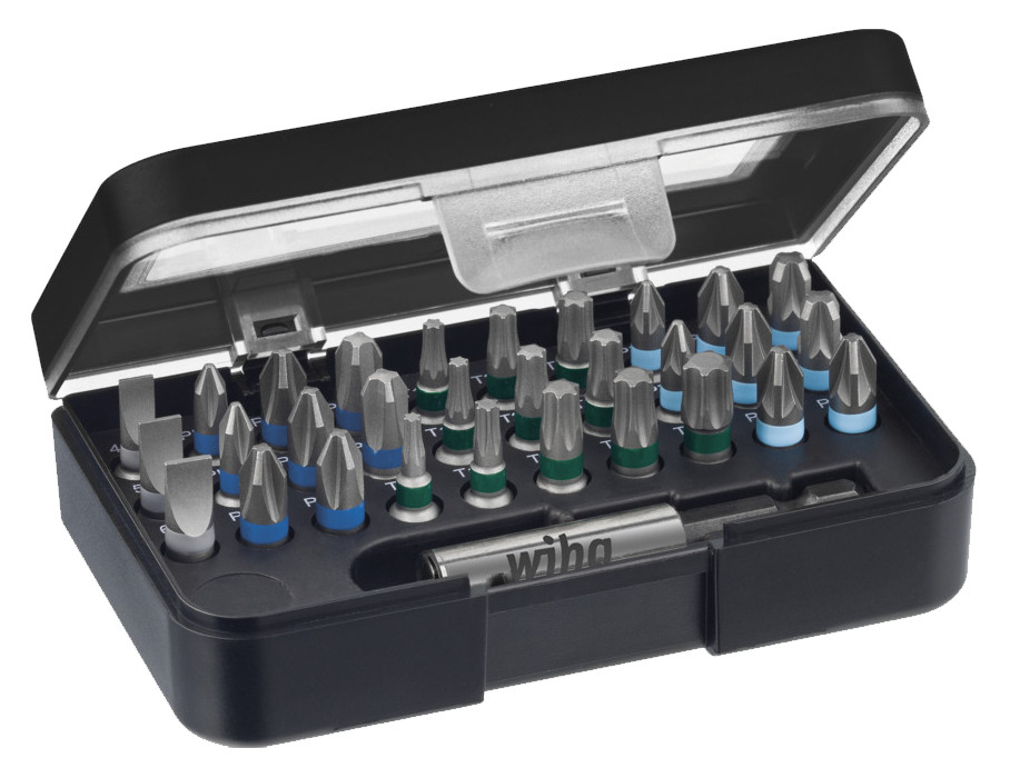 Wiha Bevestigingsgereedschap Bitset standaard 25 SL/PH/PZ/inbus/torx in box , 31-delig