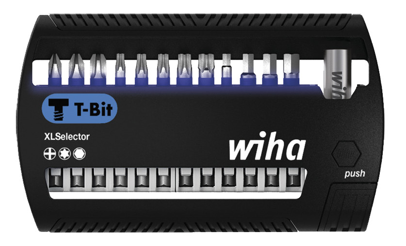 Wiha Bevestigingsgereedschap Bitset xlselector T-bit 50 7948T PH/torx/inbus, 13-delig