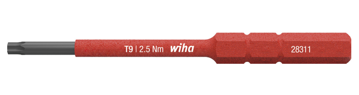 Wiha Bevestigingsgereedschap Slimbit electric torx 2831-15 T9 2.5 NM