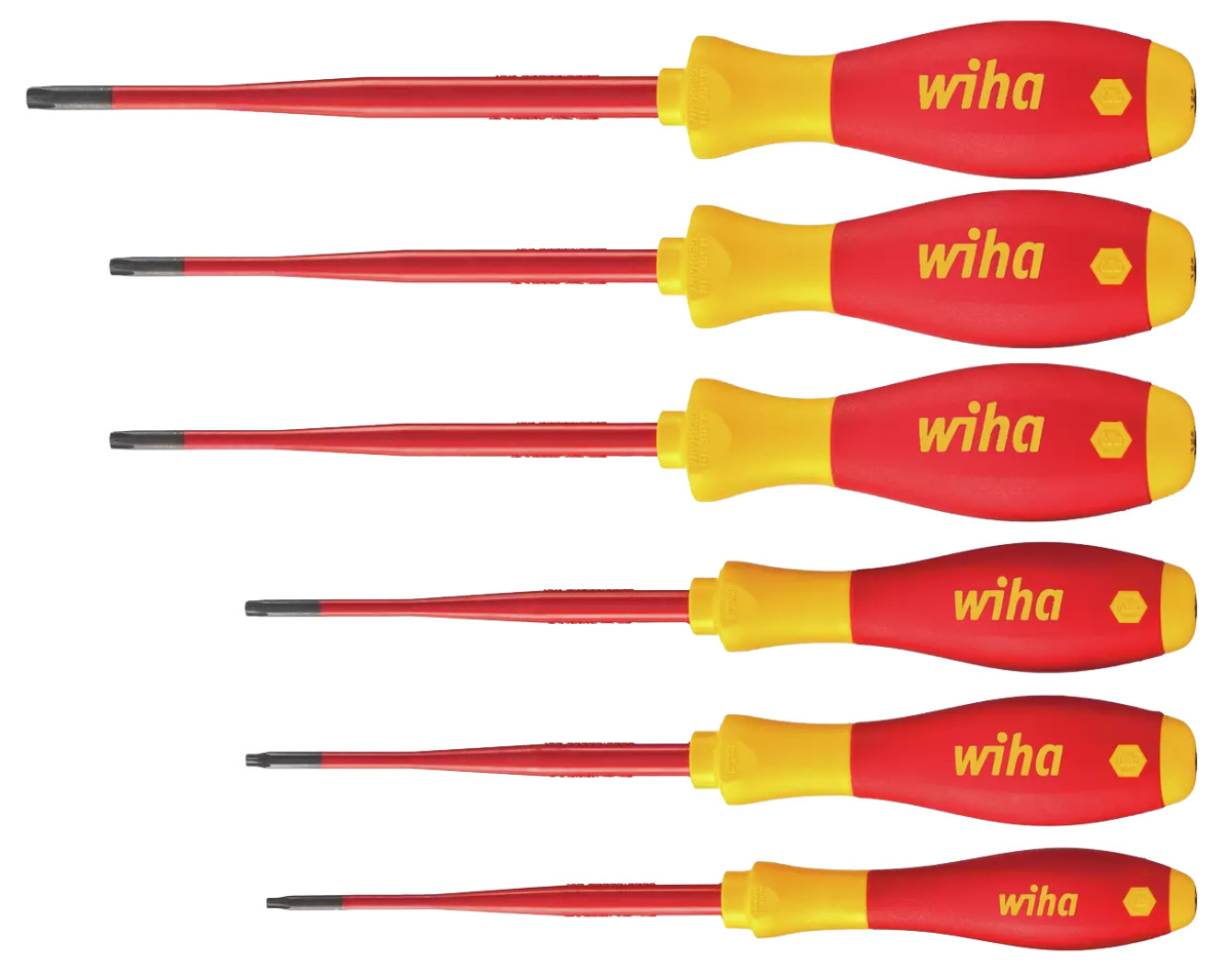 Wiha Bevestigingsgereedschap Torx TR schroevendraaierset softfinish electric slimfix 1000V 325