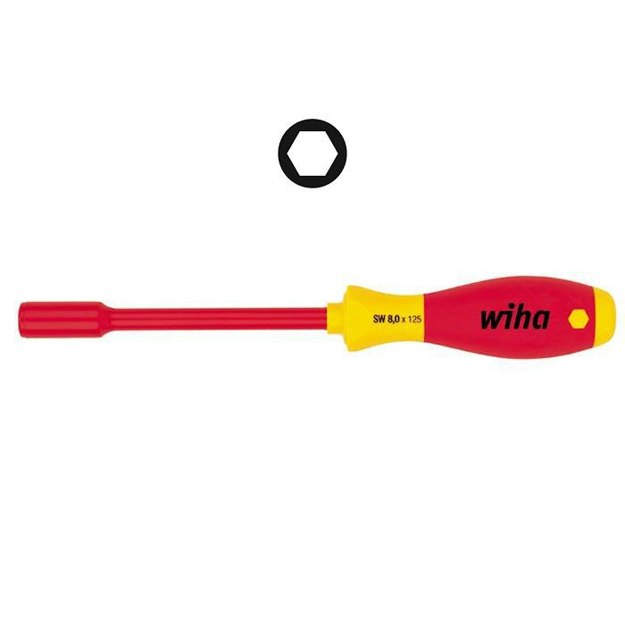Wiha Bevestigingsgereedschap Dopschroevendraaier softfinish electric 1000V 322 17,0x125 Wiha Bevestigingsgereedschap Dopschroevendraaier softfinish electric 1000V 322 17,0x125