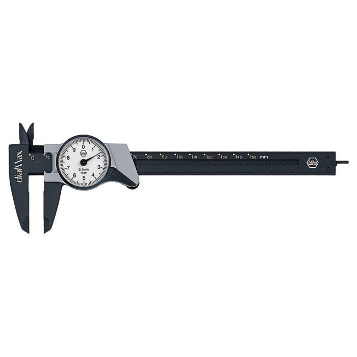 Wiha Afteken- en meetgereedschap Klokschuifmaat dialmax 4112 aflezing 0,1MM 150MM in blister Wiha Afteken- en meetgereedschap Klokschuifmaat dialmax 4112 aflezing 0,1MM 150MM in blister