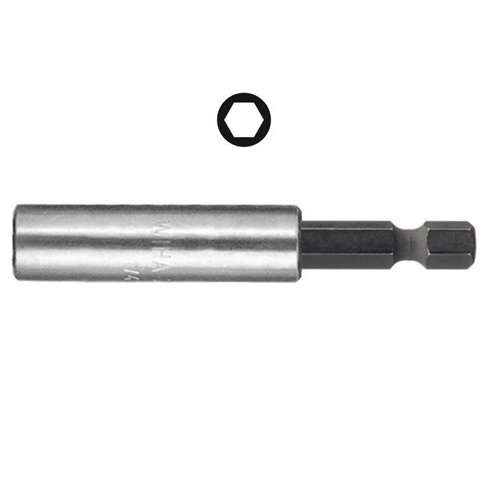 Wiha Bevestigingsgereedschap Magnetische bithouder 1/4" E 6,3 7113 58MM