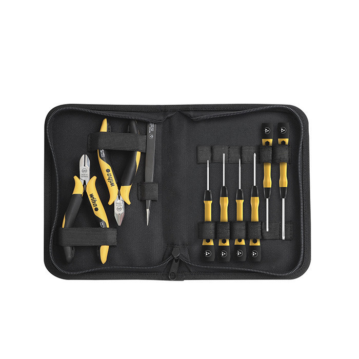 Wiha Handgereedschap, overige Gereedschapsset esd 9300 tangen, schroevendraaiers, pincet, 10-de