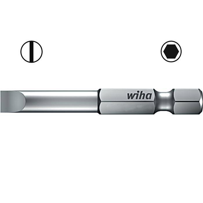 Wiha Bevestigingsgereedschap Professional bit 1/4" e6,3 sleufkop 7040Z 3,0x70 Wiha Bevestigingsgereedschap Professional bit 1/4" e6,3 sleufkop 7040Z 3,0x70