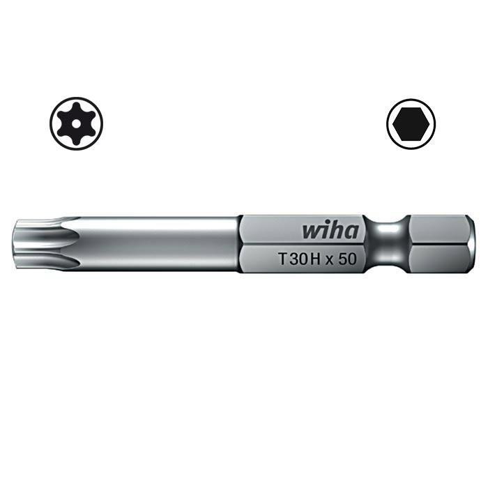 Wiha Bevestigingsgereedschap Professional bit 1/4" e6,3 torx tamper resistant 7045 T10HX90 Wiha Bevestigingsgereedschap Professional bit 1/4" e6,3 torx tamper resistant 7045 T10HX90