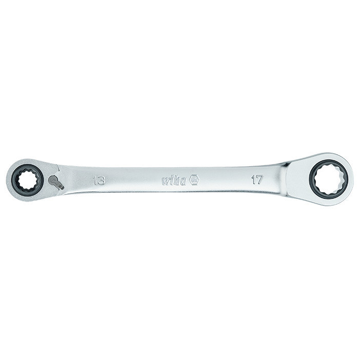 Wiha Handgereedschap Ringsleutel met ratel 3834-101 10 X 13MM, 17 X 19MM
