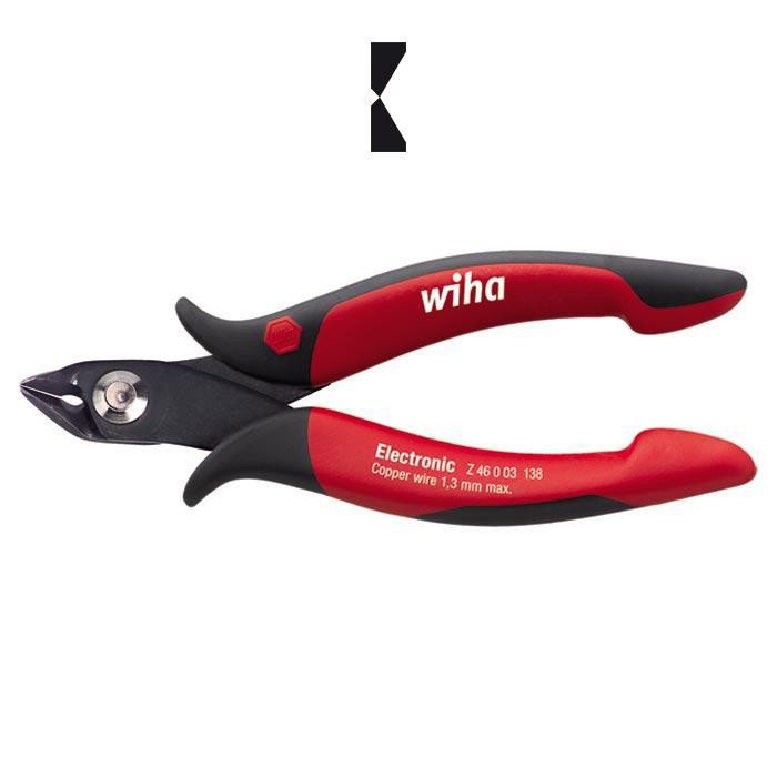 Wiha Tangen Schuine kopkniptang electronic Z46003. brede, spitse kop zonder F Wiha Tangen Schuine kopkniptang electronic Z46003. brede, spitse kop zonder F