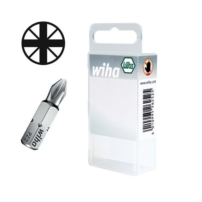 Wiha Bevestigingsgereedschap Standaard bit 1/4" C6,3 kruiskop 7012 pz1x25 in blister (3 stuks) Wiha Bevestigingsgereedschap Standaard bit 1/4" C6,3 kruiskop 7012 pz1x25 in blister (3 stuks)