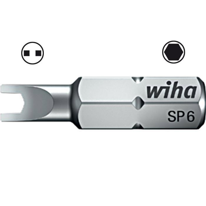 Wiha Bevestigingsgereedschap Standaard bit 1/4" C6,3 spanner 7019SP 8,0x25 Wiha Bevestigingsgereedschap Standaard bit 1/4" C6,3 spanner 7019SP 8,0x25