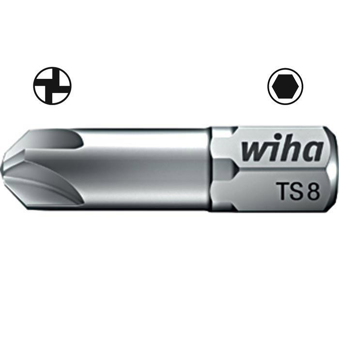 Wiha Bevestigingsgereedschap Standaard bit 1/4" C6,3 torq-set 7019zotts 6x25 Wiha Bevestigingsgereedschap Standaard bit 1/4" C6,3 torq-set 7019zotts 6x25
