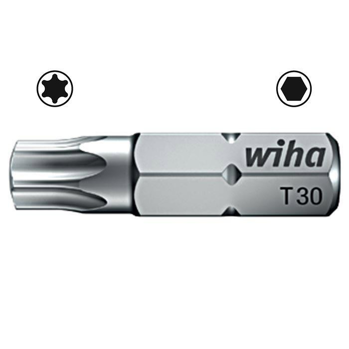 Wiha Bevestigingsgereedschap Standaard bit 1/4" C6,3 torx 7015 t5x25