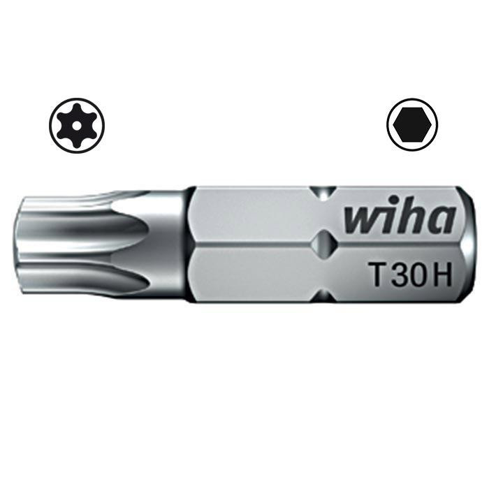 Wiha Bevestigingsgereedschap Standaard bit 1/4" C6,3 torx tamper resistant 7015 T27HX25 Wiha Bevestigingsgereedschap Standaard bit 1/4" C6,3 torx tamper resistant 7015 T27HX25