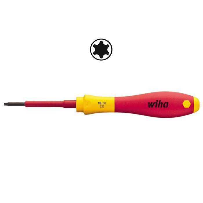 Wiha Bevestigingsgereedschap Torx schroevendraaier softfinish electric 1000V 325 t6x60 Wiha Bevestigingsgereedschap Torx schroevendraaier softfinish electric 1000V 325 t6x60