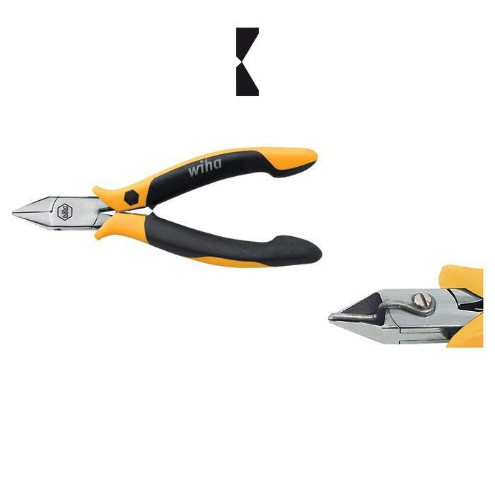 Wiha Tangen Zijkniptang professional esd Z41404. brede, spitse kop en draadkl Wiha Tangen Zijkniptang professional esd Z41404. brede, spitse kop en draadkl