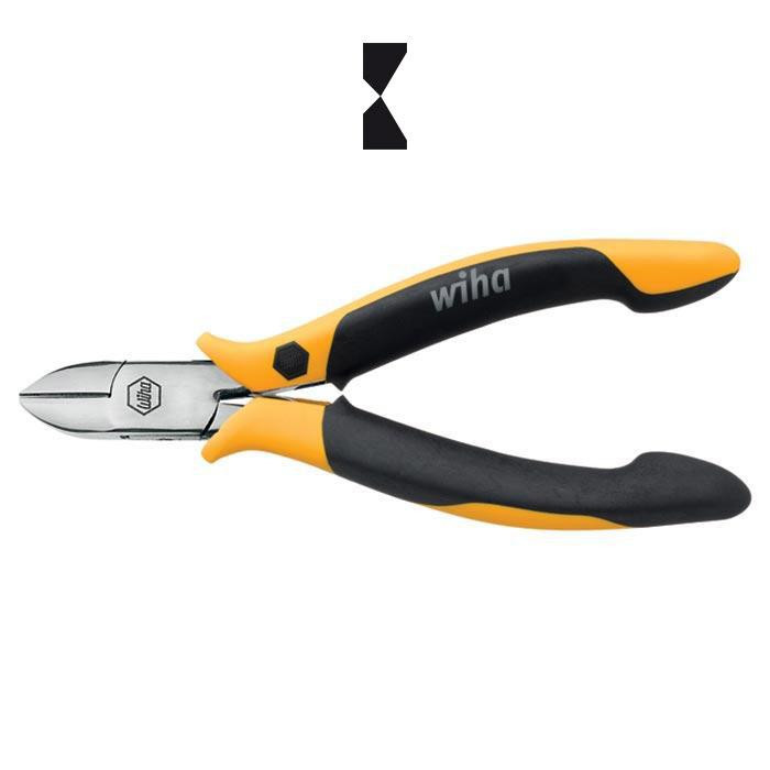 Wiha Tangen Zijkniptang professional esd Z44104. brede, halfonde kop met face Wiha Tangen Zijkniptang professional esd Z44104. brede, halfonde kop met face