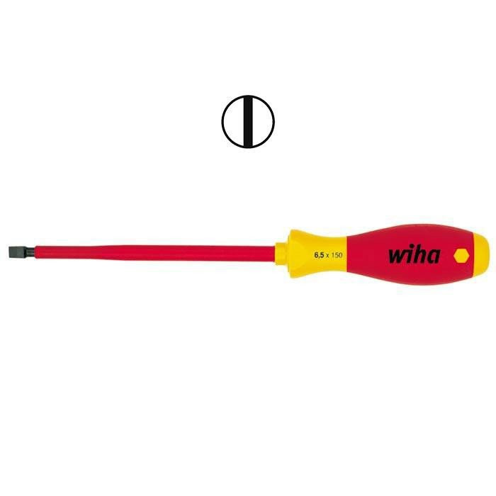Wiha Bevestigingsgereedschap Sleufschroevendraaier softfinish electric 1000V 320N 2,0x60 Wiha Bevestigingsgereedschap Sleufschroevendraaier softfinish electric 1000V 320N 2,0x60