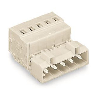 Wago Male recht RM=5MM2 2-pol.