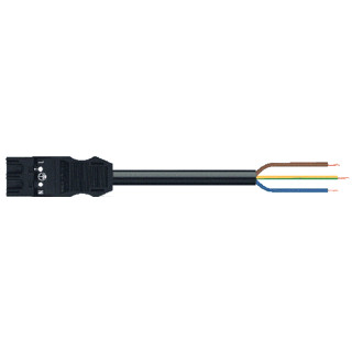 Wago Serie 771 patchkabel gebouwinstallatie 3P stekker vrij kabeluiteinde 4000MM