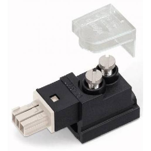 Wago Aftakmudule 2-polig zwart 1,5MM2