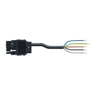 Wago Serie 771 patchkabel gebouwinstallatie 5P overig vrij kabeluiteinde 1000MM
