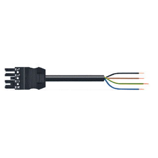 Wago Serie 771 patchkabel gebouwinstallatie 4P contrastekker (female) vrij kabeluiteinde 3000MM