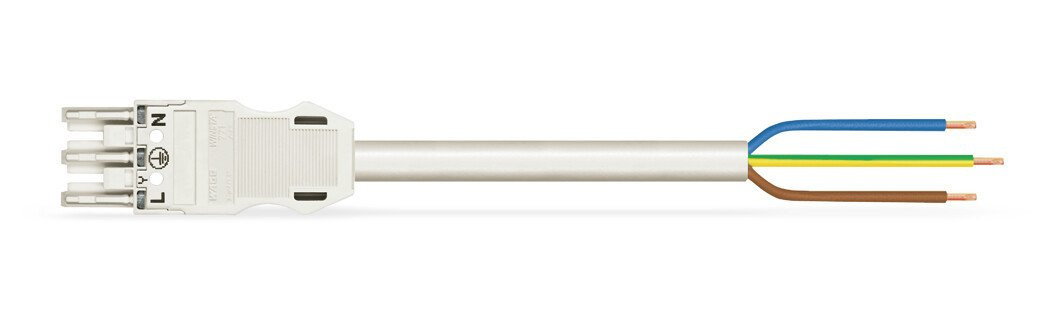 Wago Serie 771 patchkabel gebouwinstallatie 3P contrastekker (female) vrij kabeluiteinde 5000MM