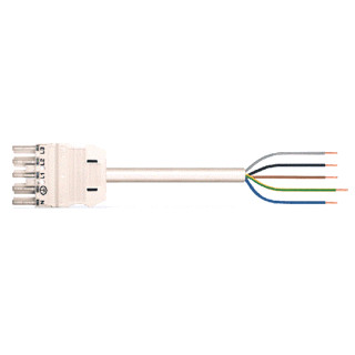 Wago Serie 771 patchkabel gebouwinstallatie 5P contrastekker (female) vrij kabeluiteinde 5000MM