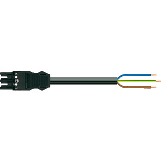 Wago Serie 771 patchkabel gebouwinstallatie 3P contrastekker (female) vrij kabeluiteinde 8000MM