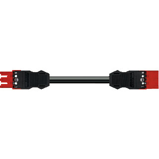 Wago Serie 771 patchkabel gebouwinstallatie 3P contrastekker (female) stekker 2000MM
