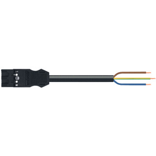 Wago Serie 771 patchkabel gebouwinstallatie 3P stekker vrij kabeluiteinde 2000MM