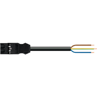 Wago Serie 771 patchkabel gebouwinstallatie 3P stekker vrij kabeluiteinde 2000MM