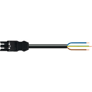 Wago Serie 771 patchkabel gebouwinstallatie 3P stekker vrij kabeluiteinde 2000MM
