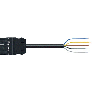 Wago Serie 771 patchkabel gebouwinstallatie 5P stekker vrij kabeluiteinde 2000MM