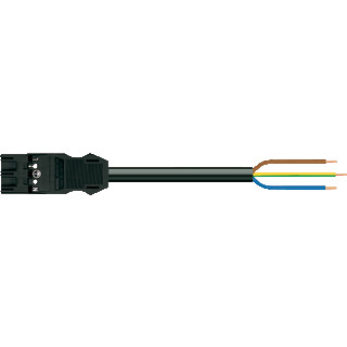 Wago Serie 771 patchkabel gebouwinstallatie 3P stekker vrij kabeluiteinde 3000MM