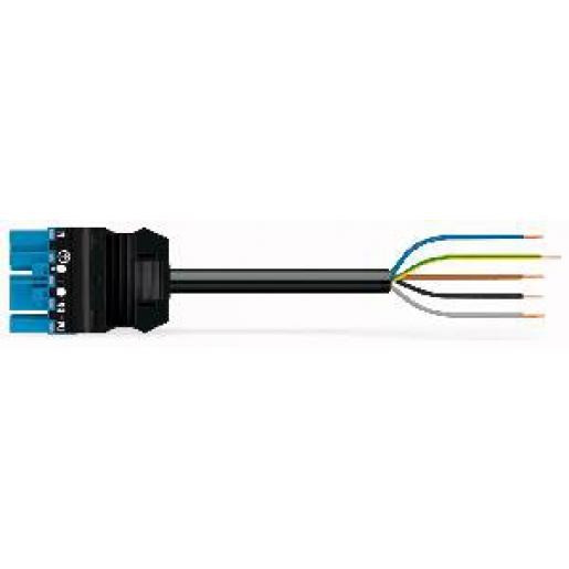 Wago Serie 771 patchkabel gebouwinstallatie 5P stekker vrij kabeluiteinde 4000MM