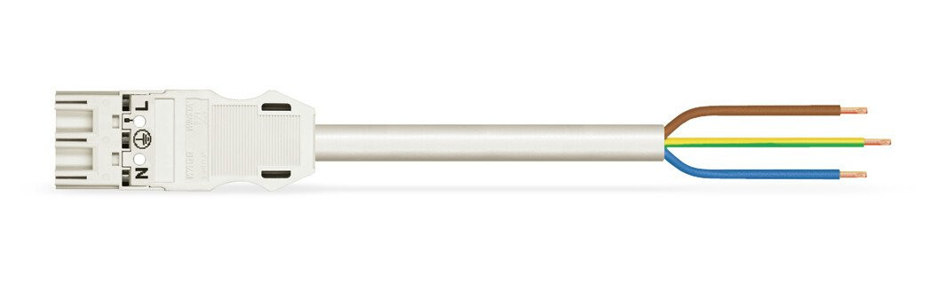 Wago Serie 771 patchkabel gebouwinstallatie 3P stekker vrij kabeluiteinde 6000MM