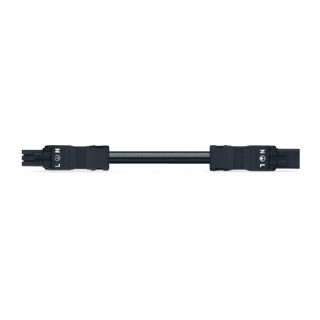 Wago Serie 891 patchkabel gebouwinstallatie 3P contrastekker (female) stekker 3000MM