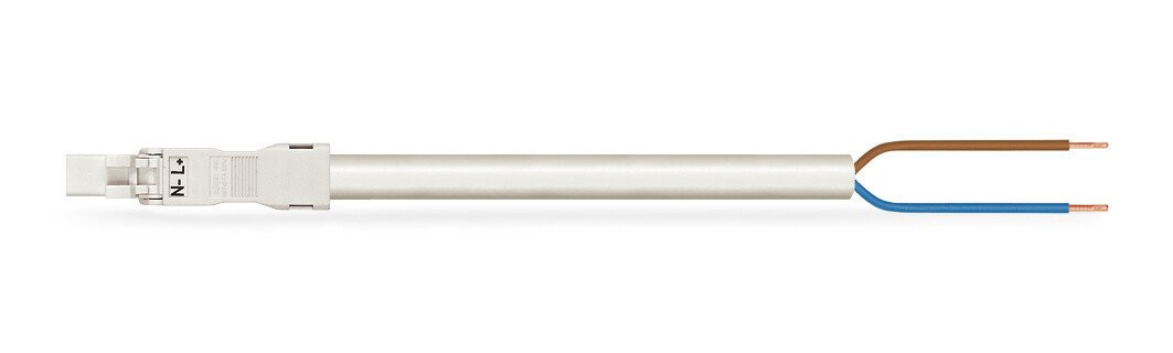 Wago Serie 891 patchkabel gebouwinstallatie 2P stekker vrij kabeluiteinde 4000MM