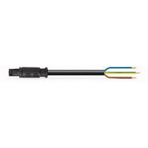 Wago Winsta patchkabel gebouwinstallatie 3P contrastekker (female) vrij kabeluiteinde 6000MM