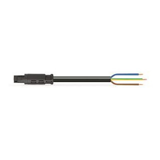 Wago Winsta patchkabel gebouwinstallatie 3P contrastekker (female) vrij kabeluiteinde 8000MM
