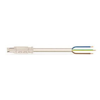 Wago Winsta patchkabel gebouwinstallatie 3P contrastekker (female) vrij kabeluiteinde 8000MM