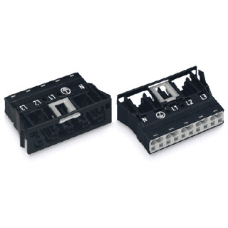 Wago Winsta apparatuuraansluiting voor insteekbare gebouwinstallatie 5P contrasteker (female) recht